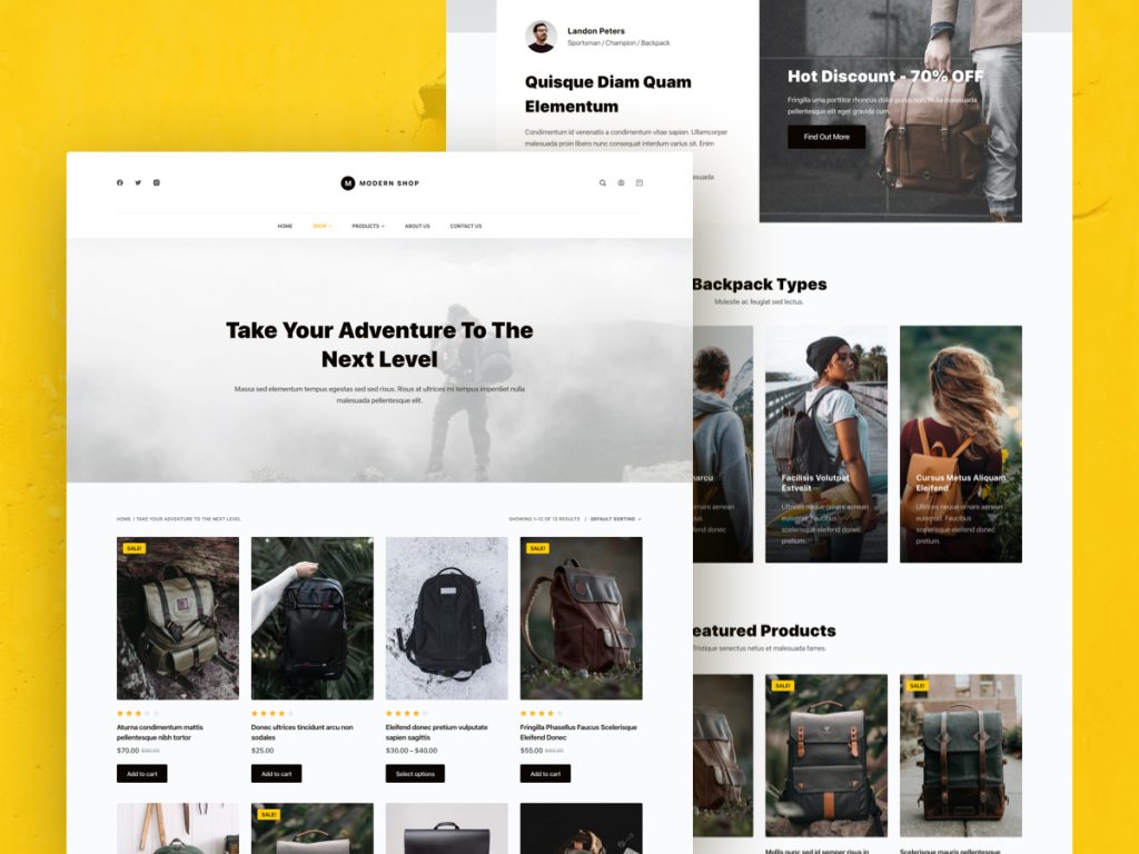 website-bag-store